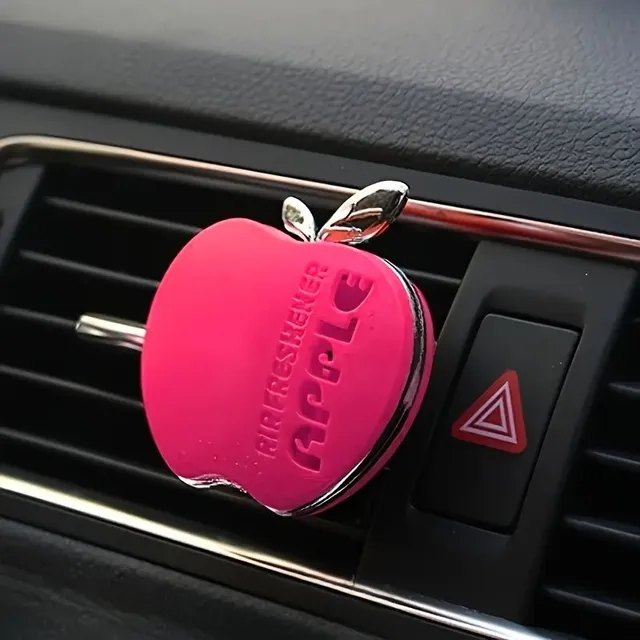 Car air freshener with an apple scent and essential oil diffuser