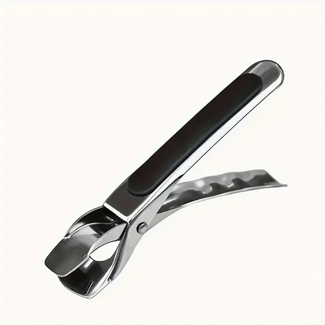 Stainless steel kitchen pliers resistant to burn, heat resistant silicone handles