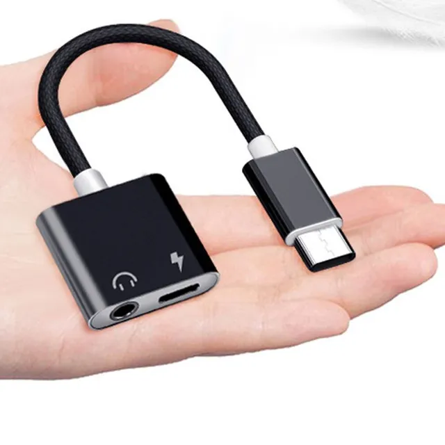 Adaptér USB-C na 3,5mm jack / USB-C K6