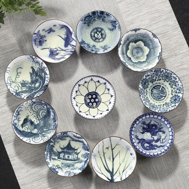 Set de 4 cești de ceai japoneze