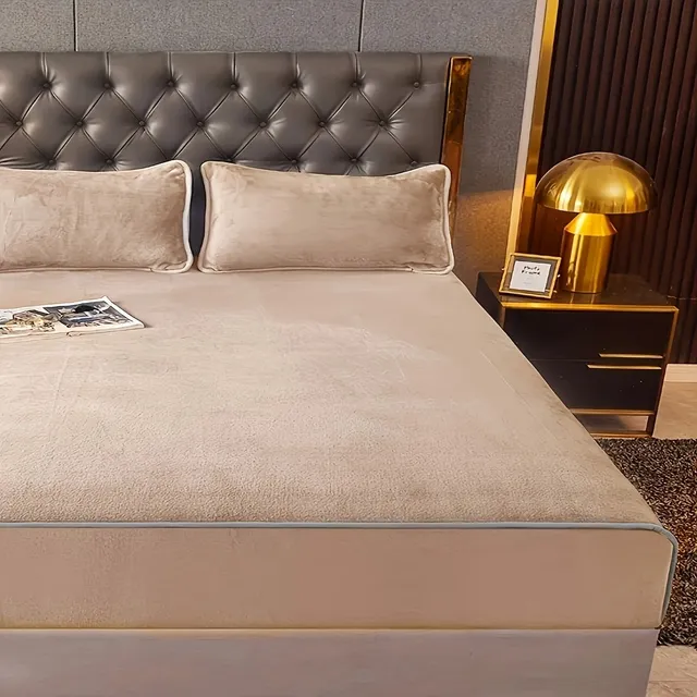 1 ks mäkký a pohodlný posteľný plech z mlieka fleece - Ideálne pre spálňu a izbu pre hostí