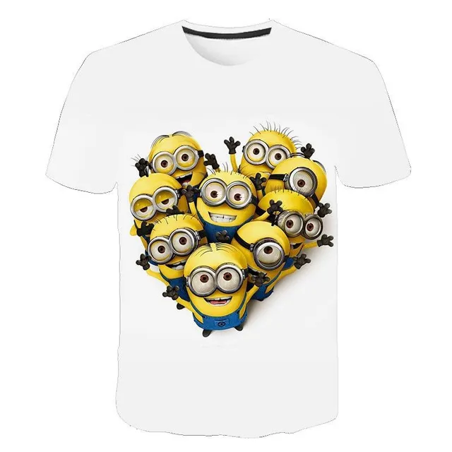 T-shirt amusant avec impression de Minions