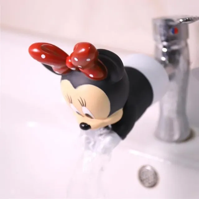 Silikonový nástavec na vodovodní kohoutek ve tvaru Mickey Mouse
