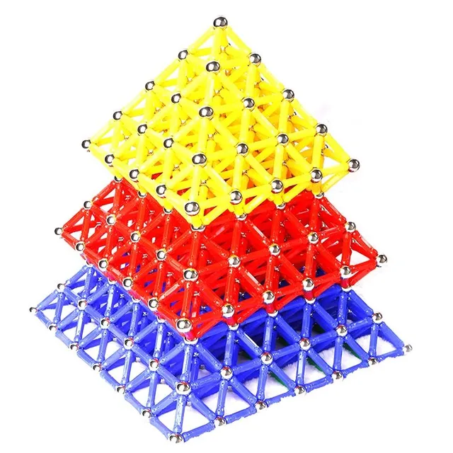 Set de construcție educațional magnetic