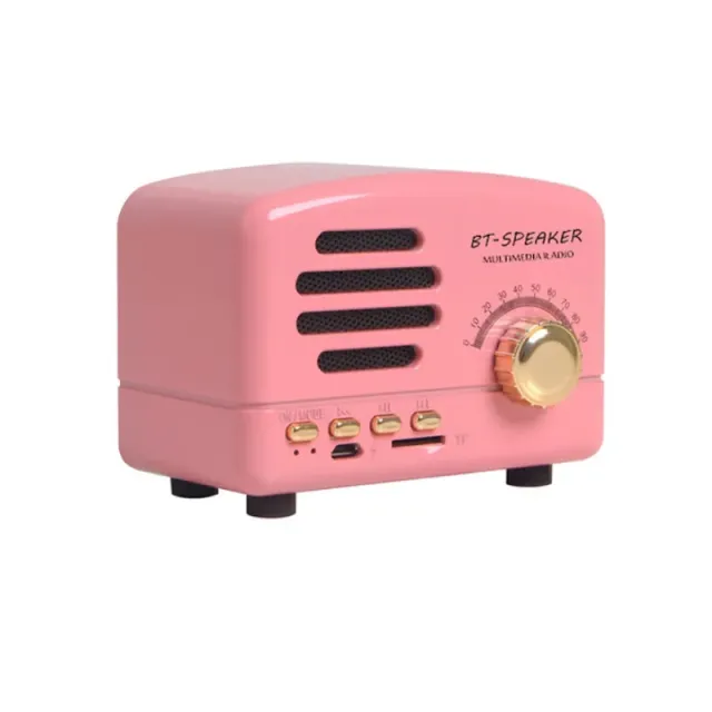 Wireless stylish retro mini speaker - more colours