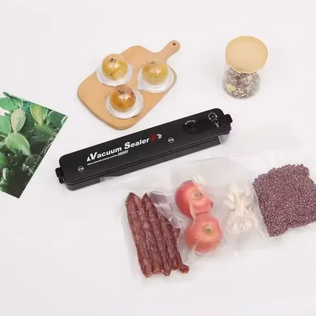 Emballage sous vide automatique avec espace de rangement pour sacs, machine sous vide pour la conservation des aliments