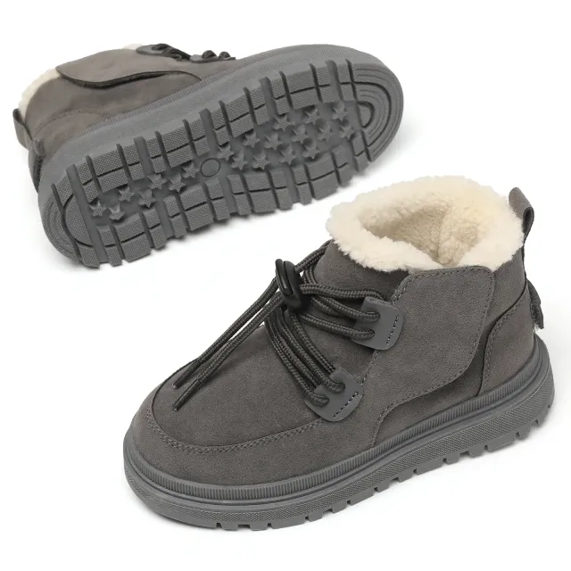 Baby leather ankles in autumn and winter for girls - fashionable and soft