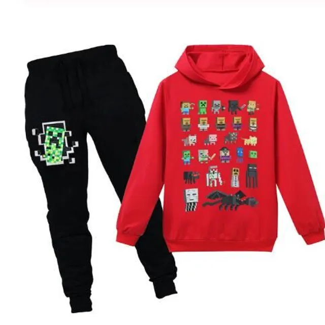 Minecraft children's gaming tracksuits