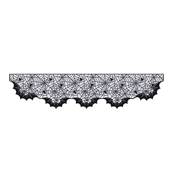 Decorative party black tablecloth for Halloween