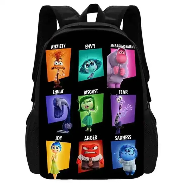 Stylish school backpack with small front pocket in motifs characters from a fairy tale In the head 2 - Inside Out 2