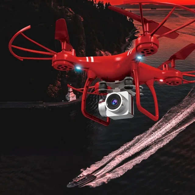 Drone with 720p camera and accessories