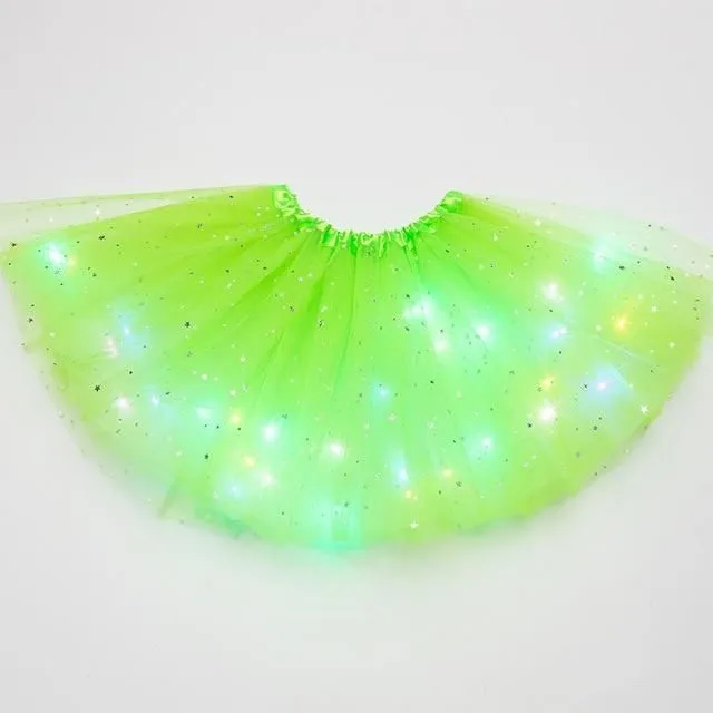 Skirt with LED lights