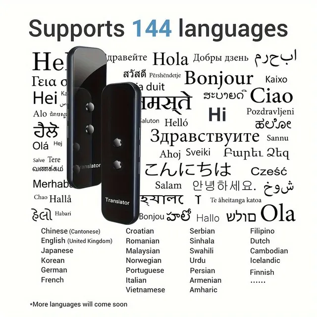 Portable Intelligent Language Translator
