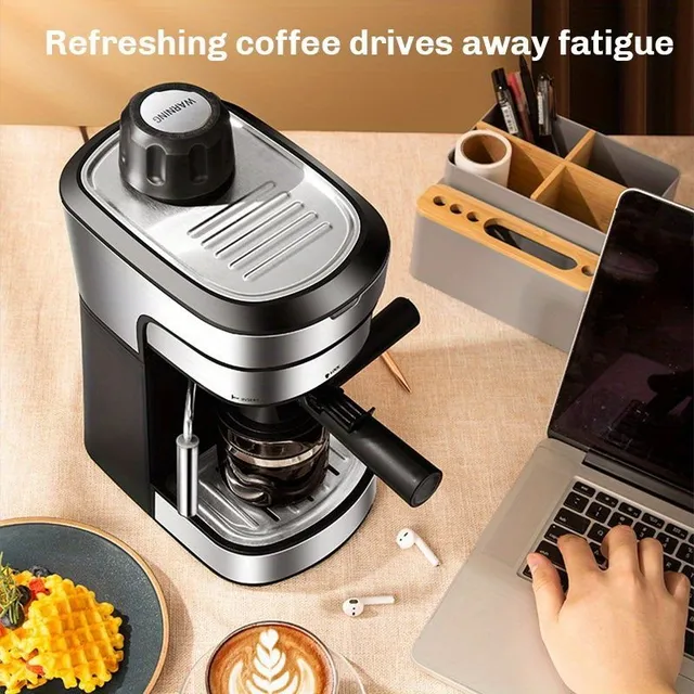 Espressor 1 piece with EU plug, built-in milk/steam nozzle