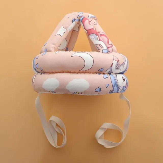 Puha, kényelmes védősisak a baba számára a fej ütődések ellen Lun