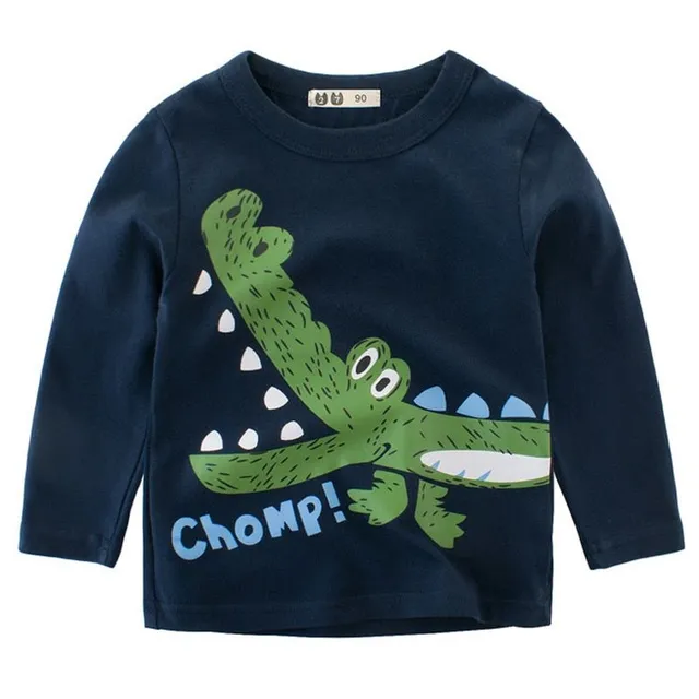 Jungen Baumwoll T-Shirt mit Dinosaurier