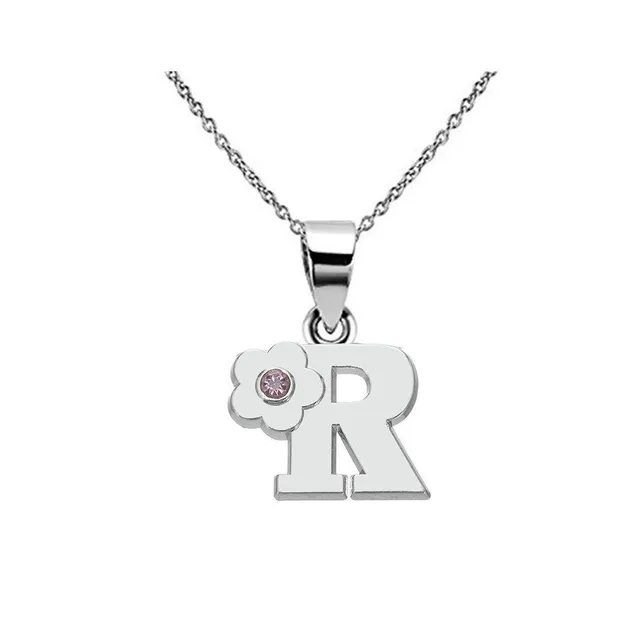 Luxury pendant with initial Amalric