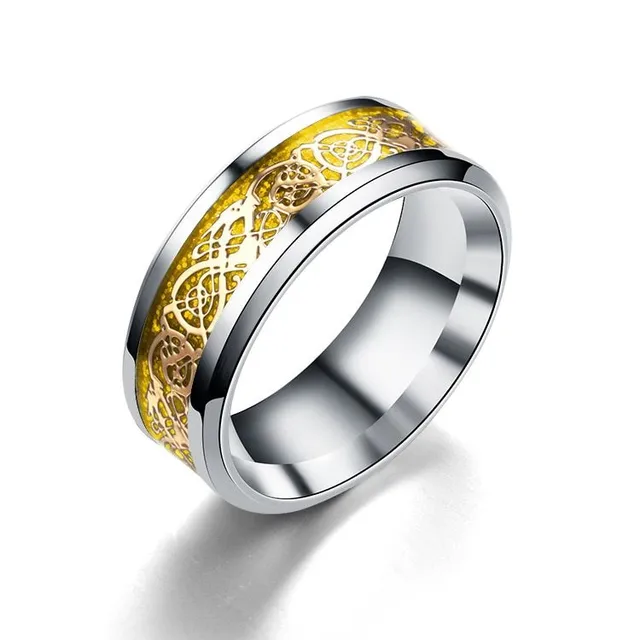 Luksusowy złoty pierścionek dla par