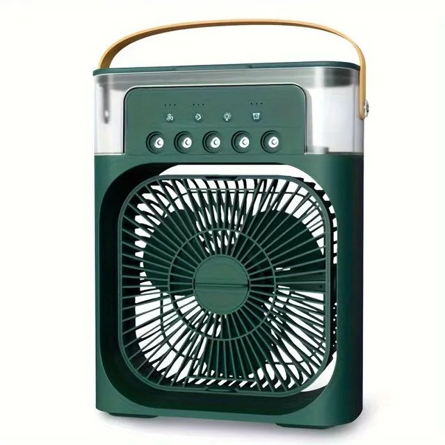 Multifunctional table fan with water mist