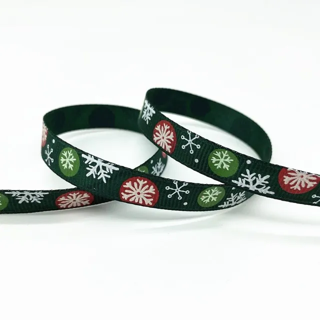 Christmas ribbon with print