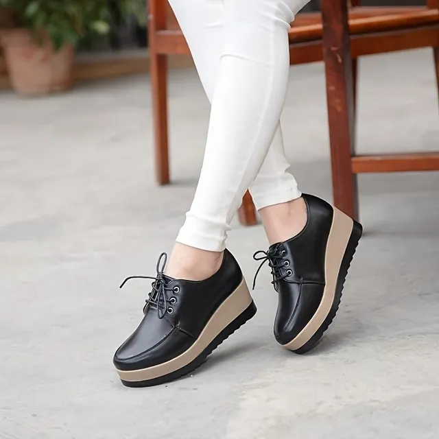 Women's Leisure Platforms with Stretching