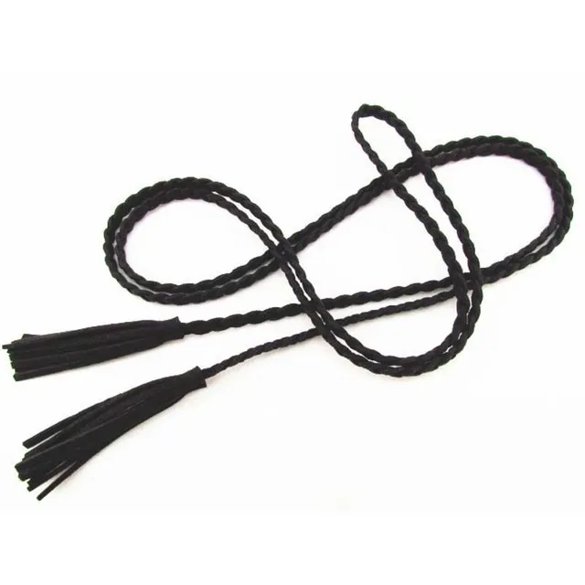 Moderný dámsky opasok so strapcami