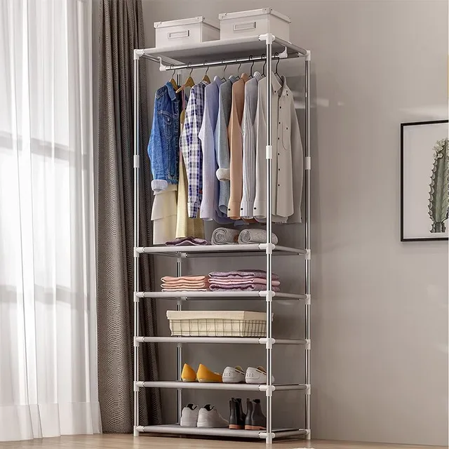 Modern and stylish dress stand from floor to ceiling - For storing and drying clothes inside