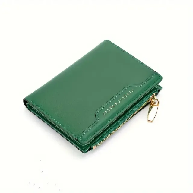 New thin single color coin wallet from 2024, minimalist trendy wallet