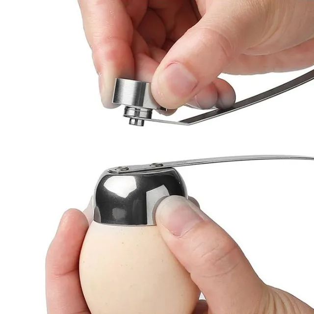 Stainless steel egg shell separator