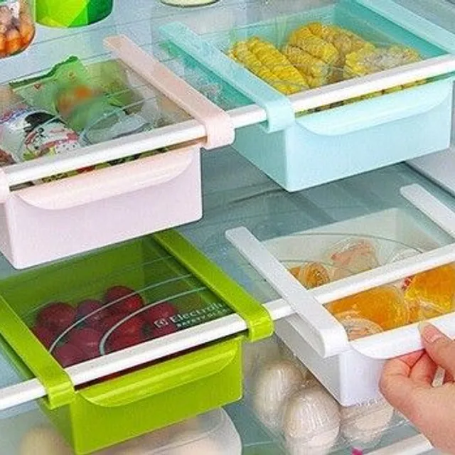 Organizer under shelf in refrigerator J2584