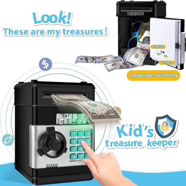 Elektroniczny kasy bankomat w stylu bankomatu dla dzieci