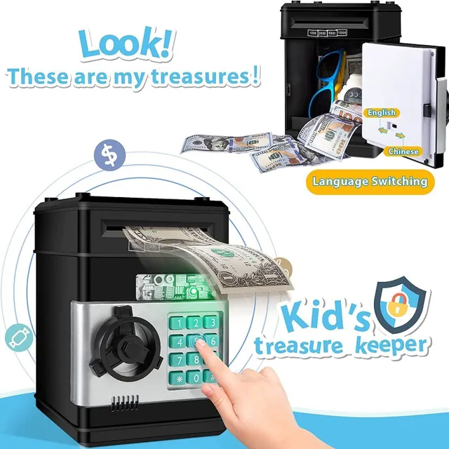 Electronic cash register in the style of an ATM for children