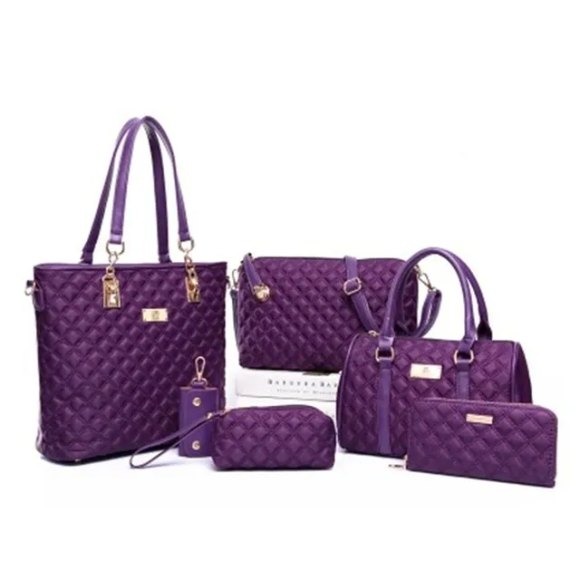 Large set of ladies handbags