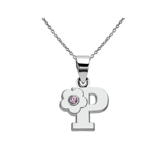 Luxury pendant with initial Amalric