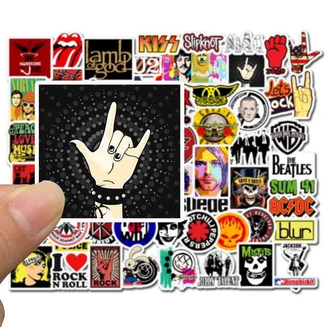 Stickers music 50 pcs