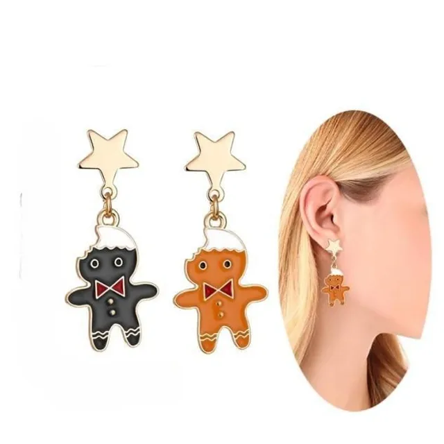 Earrings with Christmas motifs