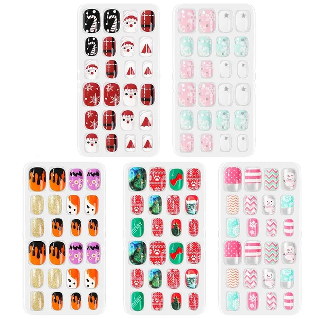 Children's Nail Sticking Christmas 120 pcs