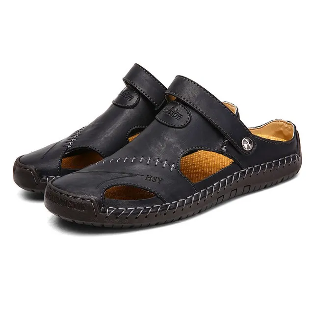 Men's Comfortable Leatherette Sandals - Breathable Summer and Outdoor Hiking Boots
