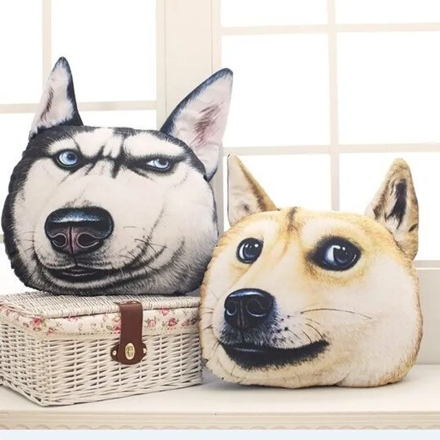 Cotton pillow - dog J479