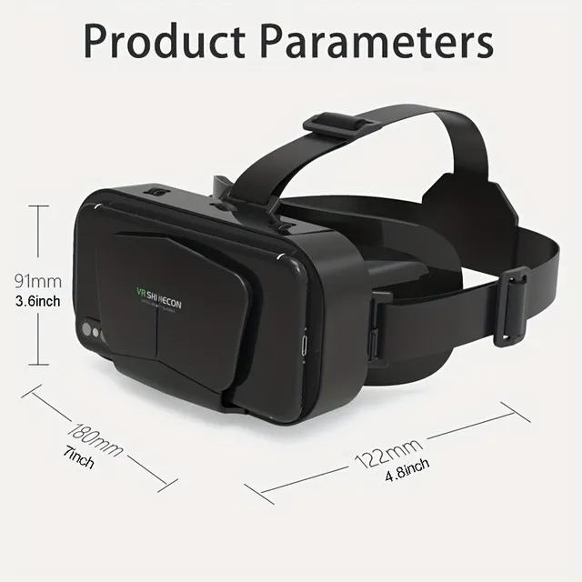 3D VR chytrá virtuální realitní herní headset