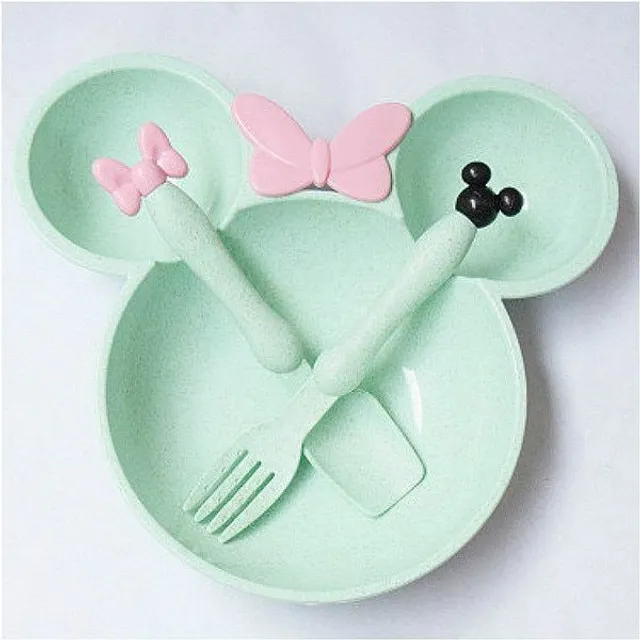 Mickey Mouse Dish Set for Children