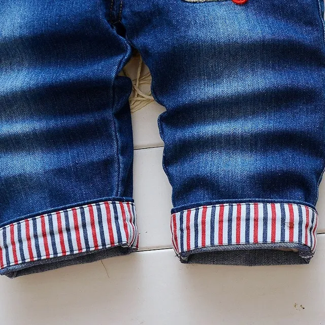 Pantaloni de blugi pentru copii cu elastic