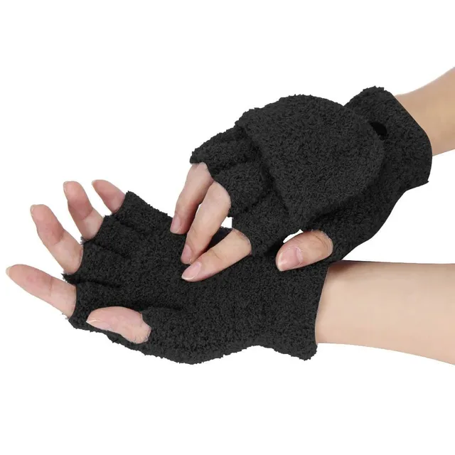 Women's fingerless gloves - 6 colours