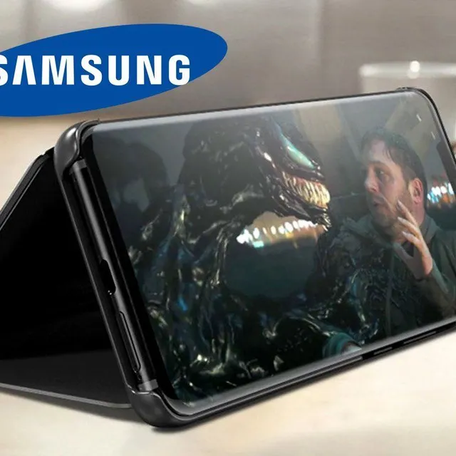 Protective case and Smart Mirror stand for Samsung phones