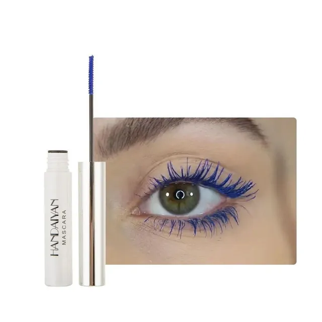 Color mascara with long-lasting effect Fast-dry mascara with color effect on the extension of algae