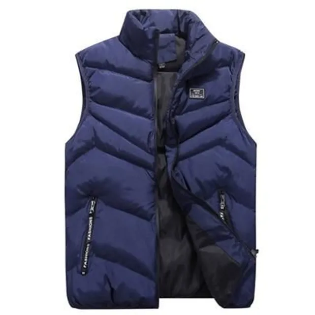 Men's quilted vest in several colours