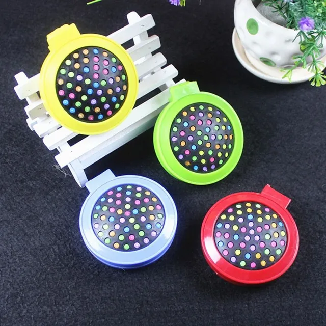 Mini travel hair comb with mirror
