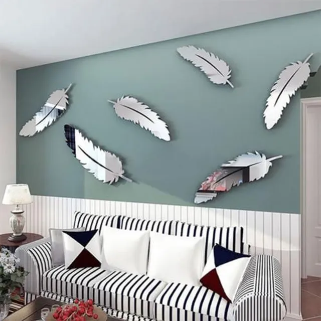 Modern wall stickers - 8 pieces