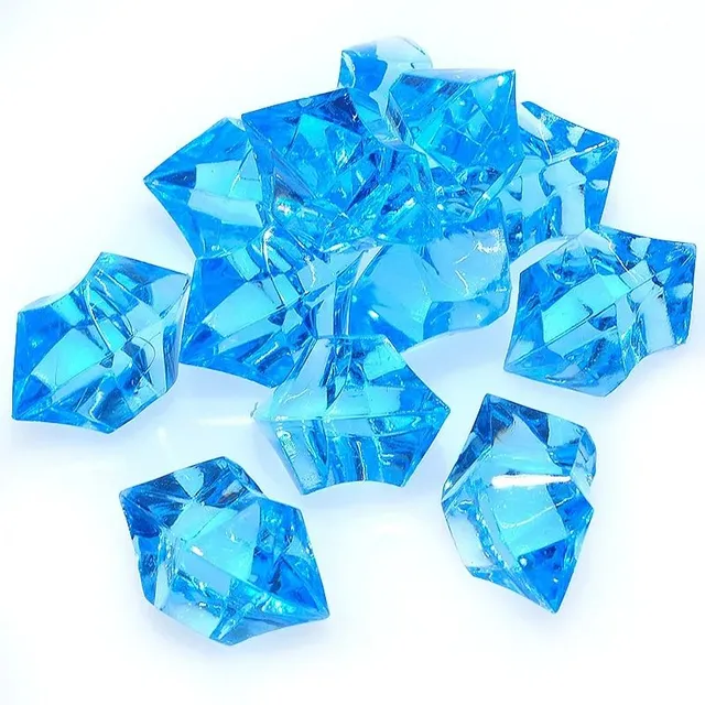 Acrylic crystal gemstones for the decoration of aquariums and vases