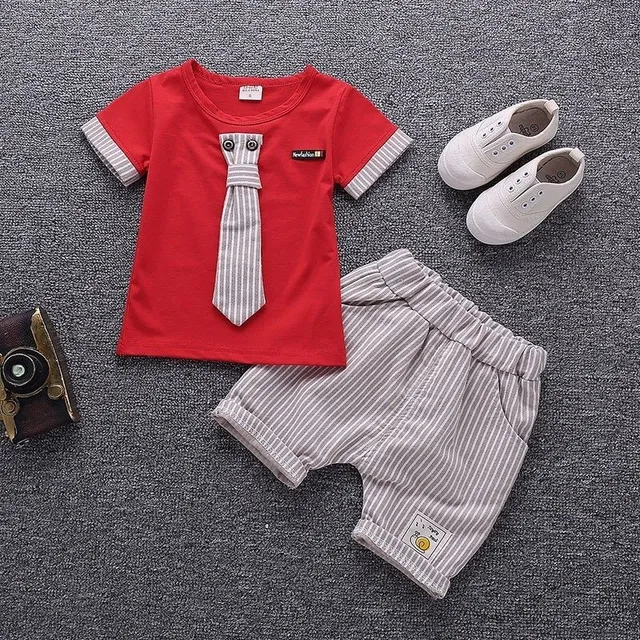 Boys cool summer set - T-shirt and shorts